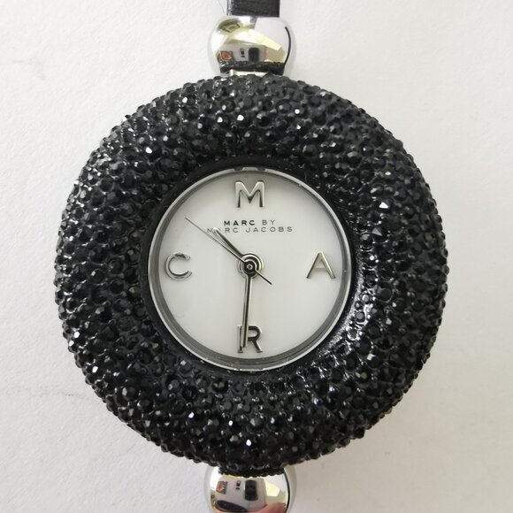 Marc by Marc Jacobs Limited Edition Black Crystal Watch - New & Boxed - Picture 4 of 15